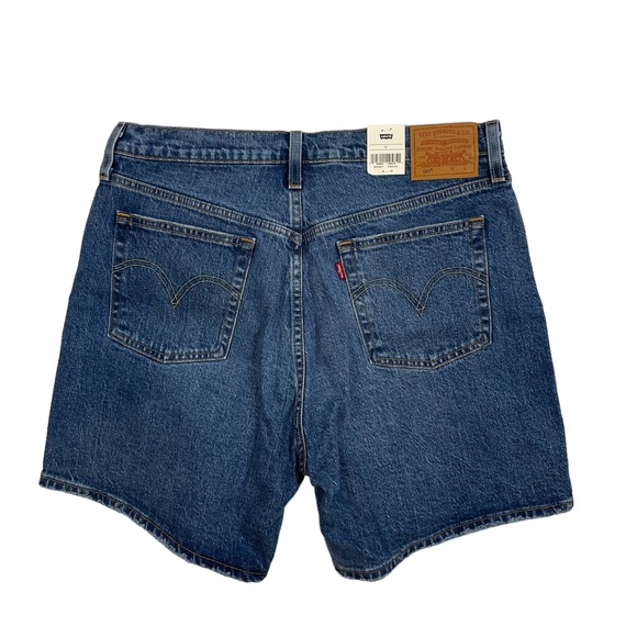 Levi's Premium 501 Mid Thigh Denim Jean Shorts Size 32 - Picture 8 of 9